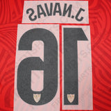 2023/24 Sevilla Home Name Set J.Navas 16 (Repro)