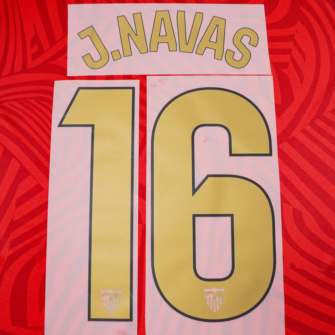 2023/24 Sevilla Home Name Set J.Navas 16 (Repro)