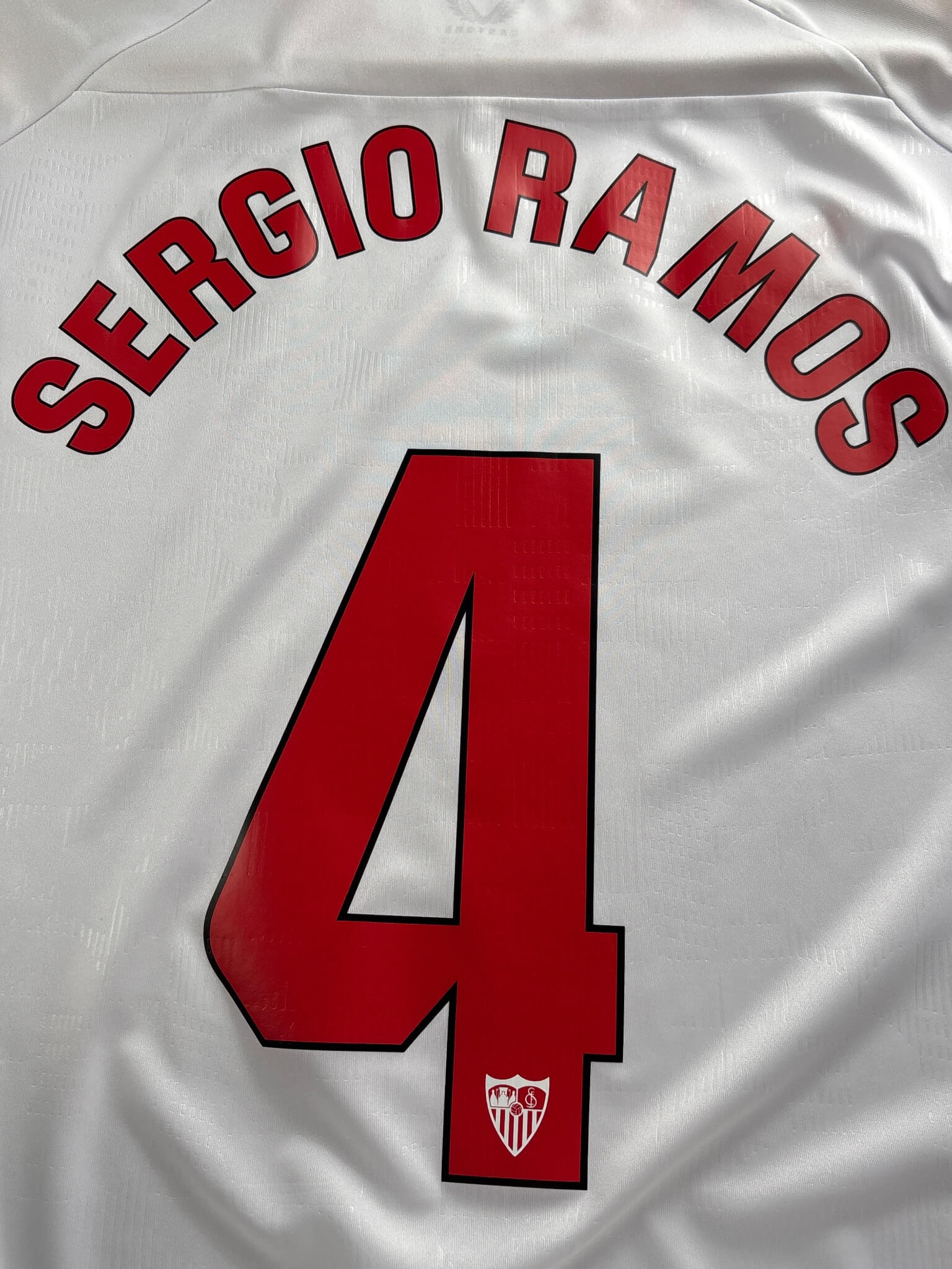 2023/24 Sevilla Sergio Ramos #4 Home Shirt (M) | First11