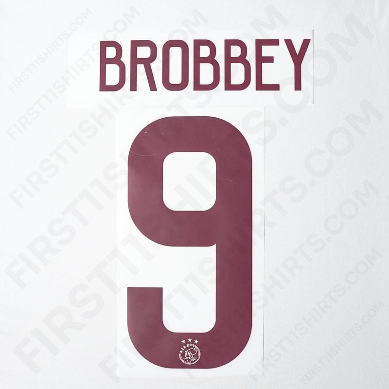 2024/25 Ajax Third Name Set Brobbey 9 (Repro)