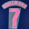2024/25 Atletico Madrid Third Name Set Griezmann #7 (Repro)