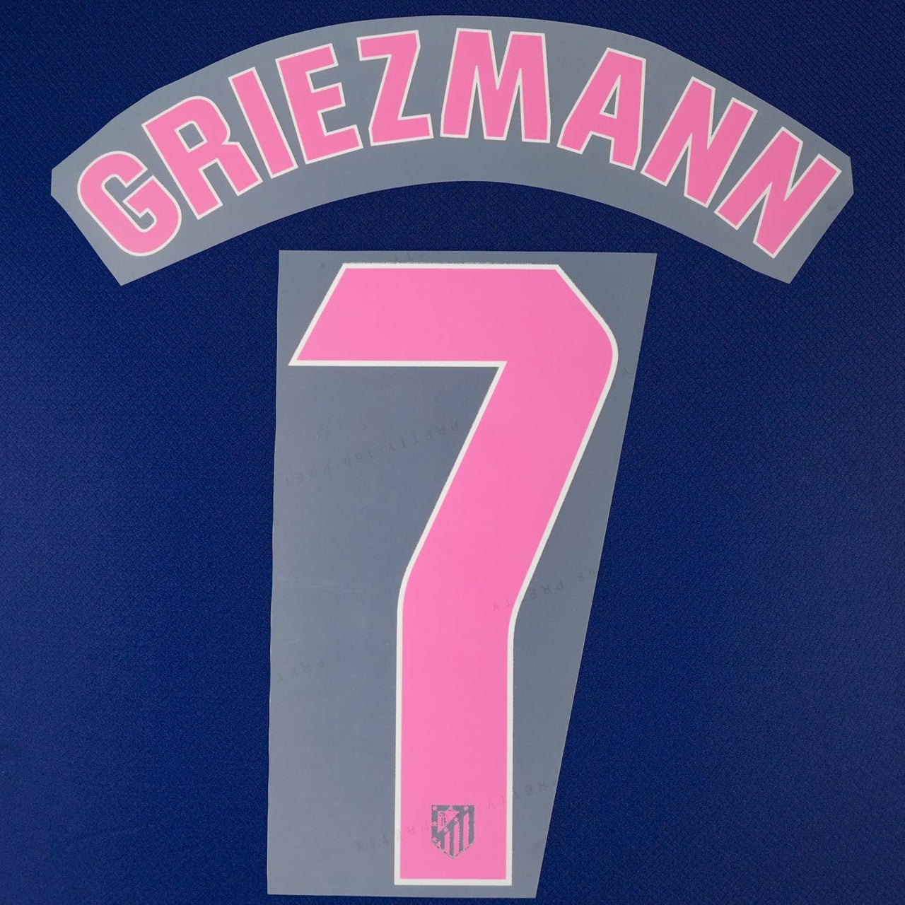 2024/25 Atletico Madrid Third Name Set Griezmann 7 (Repro)