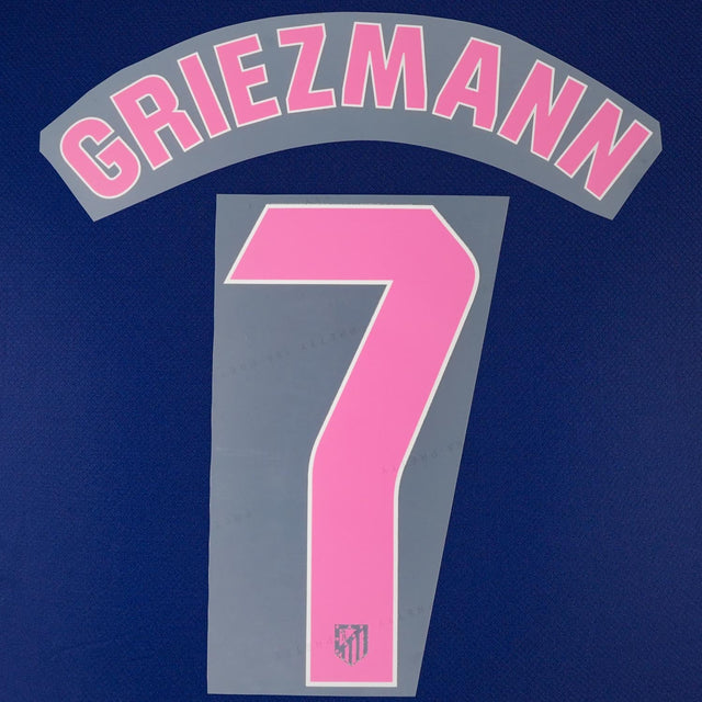 2024/25 Atletico Madrid Third Name Set Griezmann 7 (Repro)