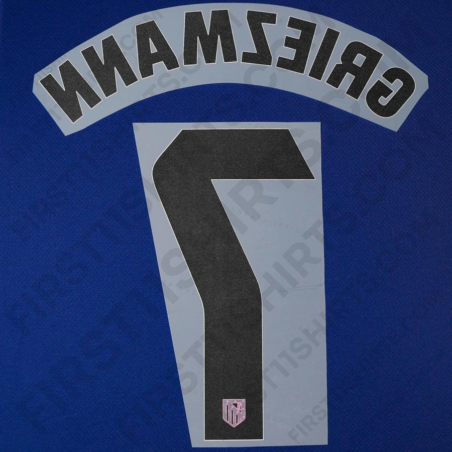 2024/25 Atletico Madrid Third Name Set Griezmann 7 (Repro)