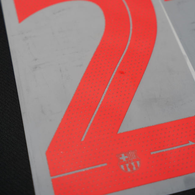 2024/25 Barcelona Away Name Set F. De Jong 21 (Repro)
