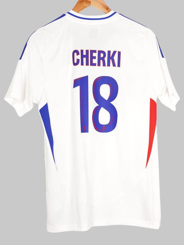 2024/25 Lyon Cherki #18 Home Shirt (M) Adidas