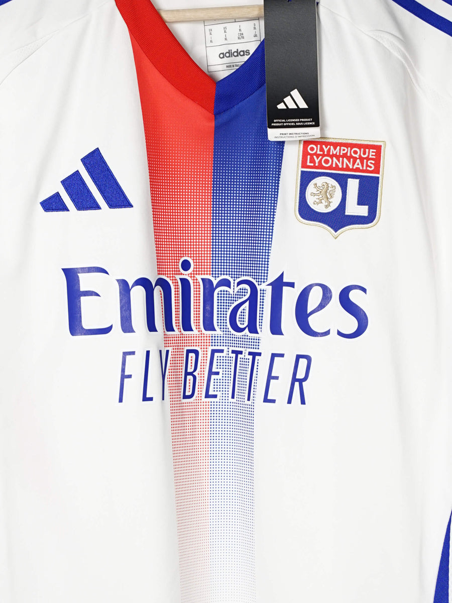 2024/25 Olympique Lyon Cherki #18 Home Shirt BNWT (XL)