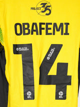 2024/25 Plymouth Argyle Third Shirt Obafemi #14 Squad Signed (S)