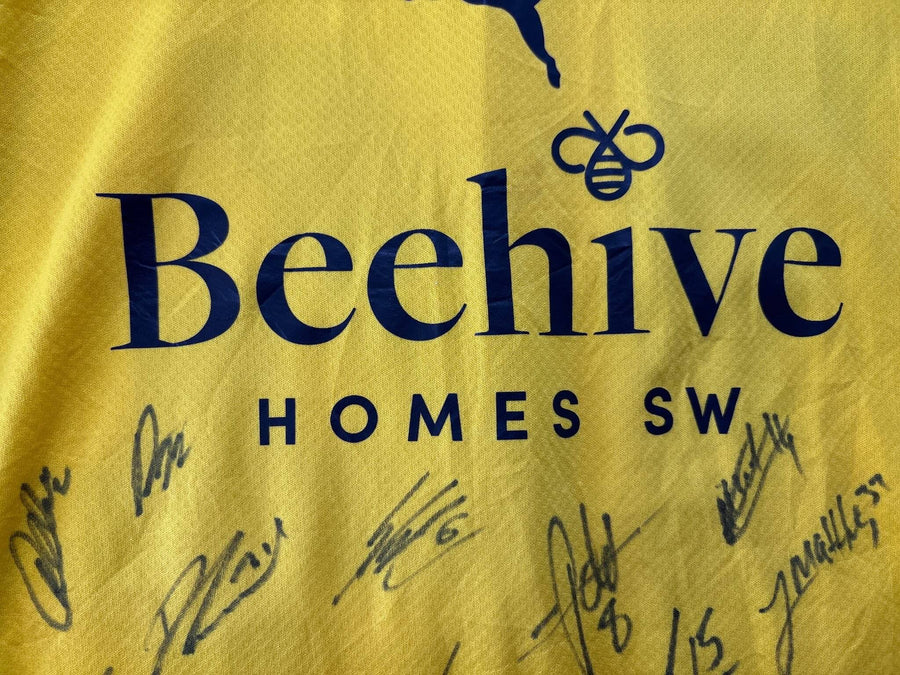 2024/25 Plymouth Argyle Third Shirt Obafemi #14 Squad Signed (S)