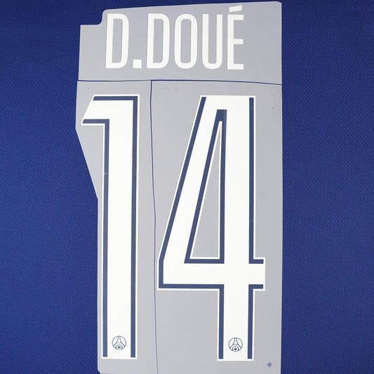 2024/25 PSG Fourth Name Set D.Doue 14 (Repro)
