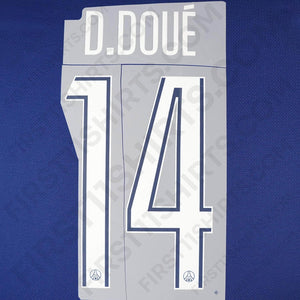 2024/25 PSG Fourth Name Set D.Doue 14 (Repro)