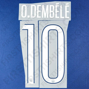 2024/25 PSG Fourth Name Set O.Dembele 10 (Repro)