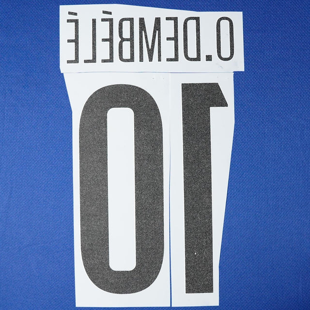 2024/25 PSG Fourth Name Set O.Dembele 10 (Repro)