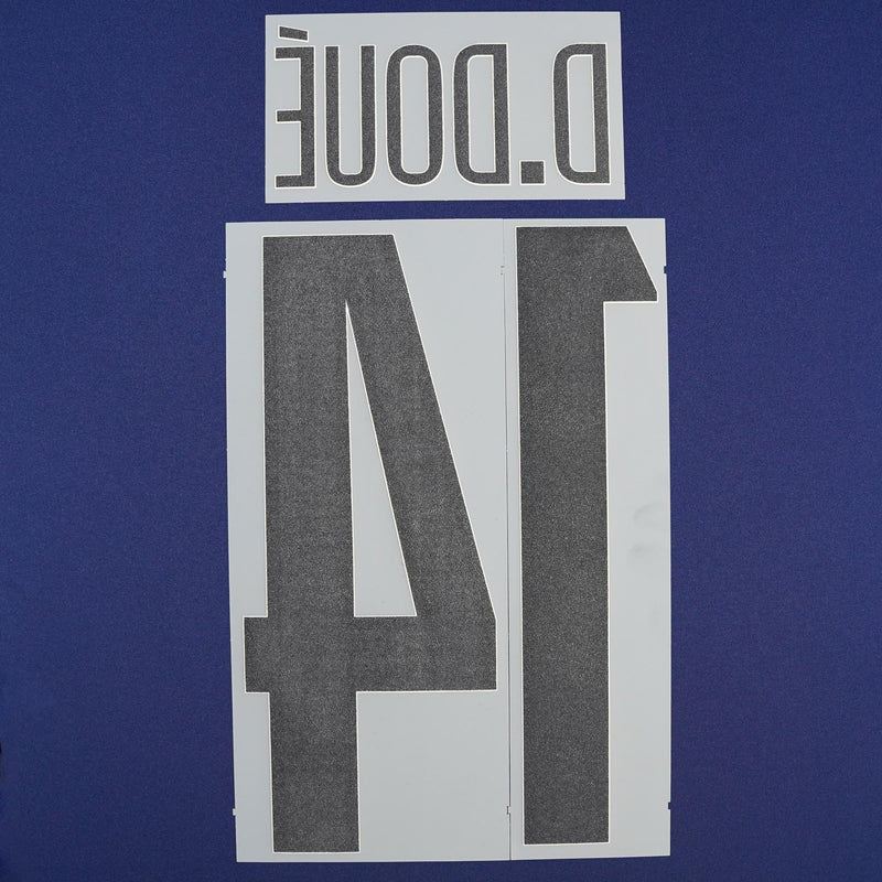 2024/25 PSG Official Fourth Name Set Cup Version D.Doué #14