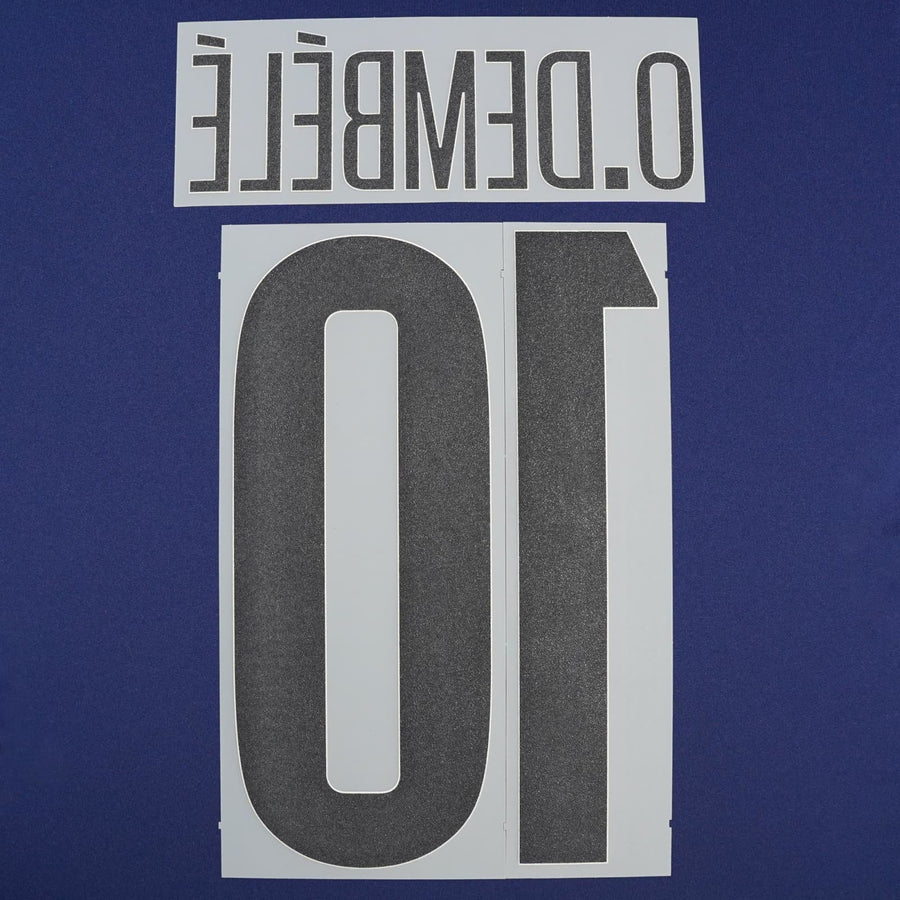 2024/25 PSG Official Fourth Name Set Cup Version O.Dembele #10