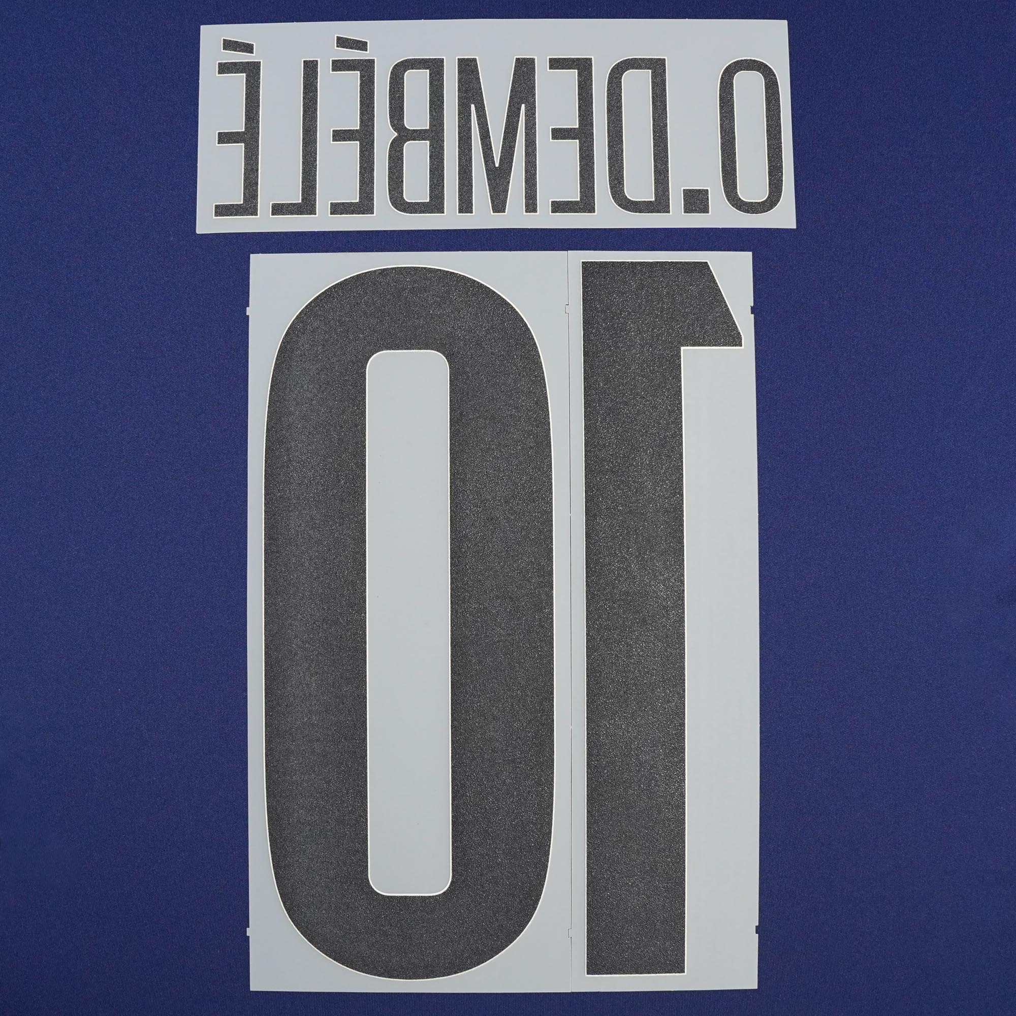 2024/25 PSG Official Fourth Name Set Cup Version O.Dembele