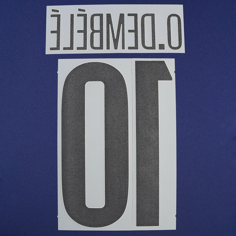 2024/25 PSG Official Fourth Name Set Cup Version O.Dembele #10