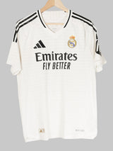 2024/25 Real Madrid Mbappe #9 Home Shirt Player Issue (L)