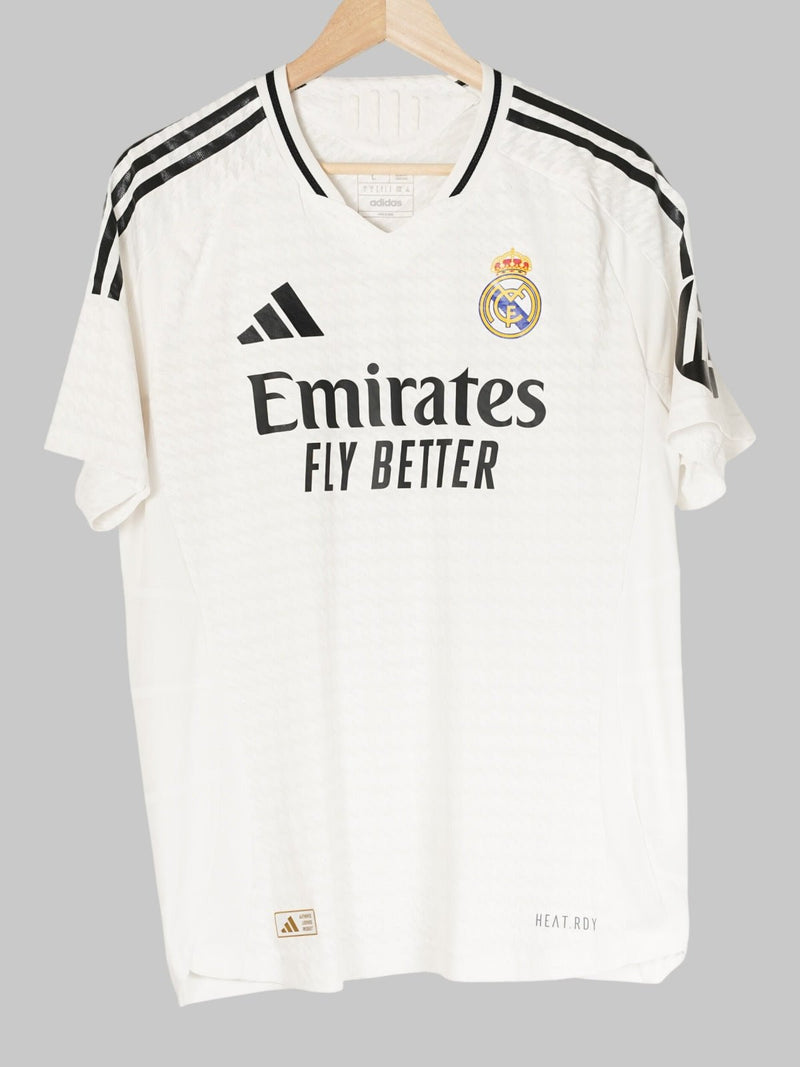 2024/25 Real Madrid Mbappe #9 Home Shirt Player Issue (L)