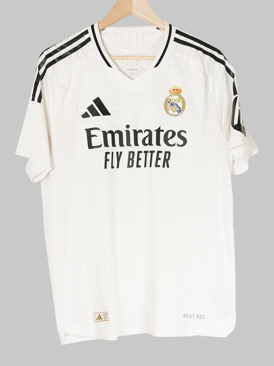 2024/25 Real Madrid Mbappe #9 Home Shirt Player Issue (L)