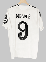 2024/25 Real Madrid Mbappe #9 Home Shirt Player Issue (L)