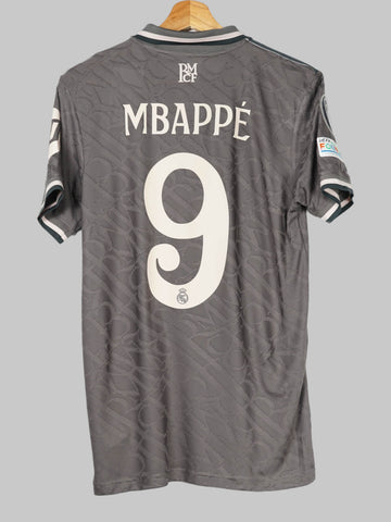 2024/25 Real Madrid Mbappe #9 Third Shirt Player Version (S)