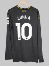 2024/25 Wolverhampton Wanderers Cunha #10 Away Shirt L/S (XL)