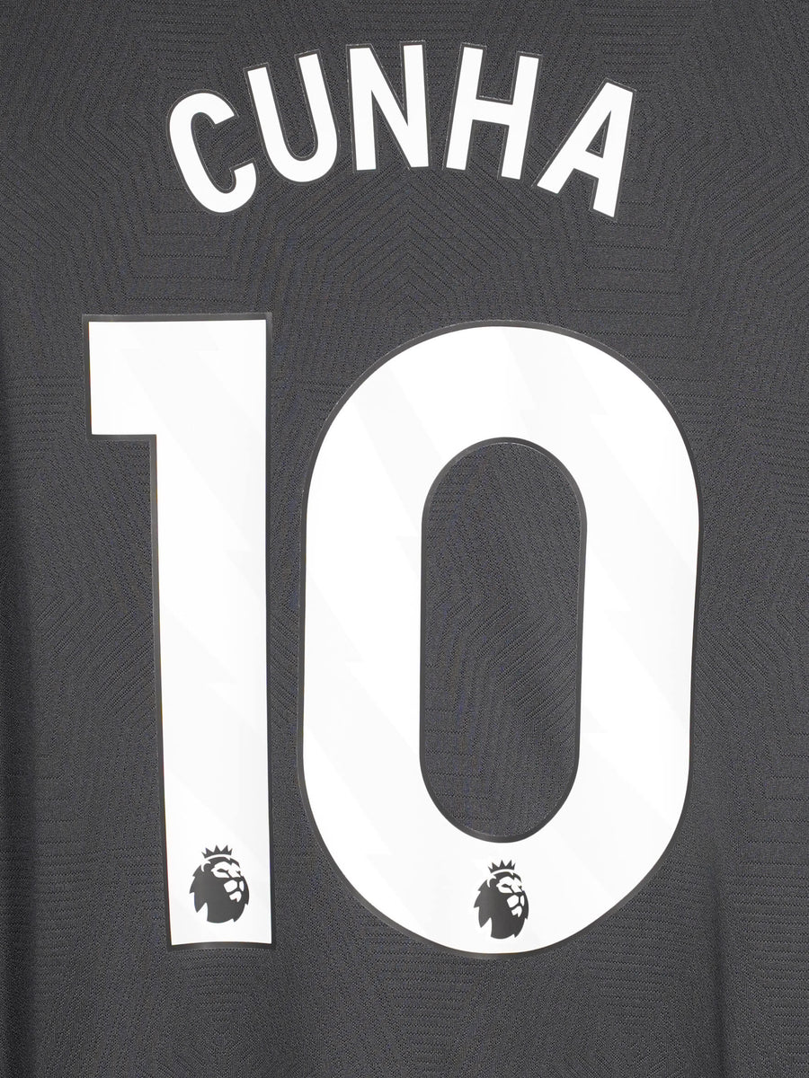 2024/25 Wolverhampton Wanderers Cunha #10 Away Shirt L/S (XL)