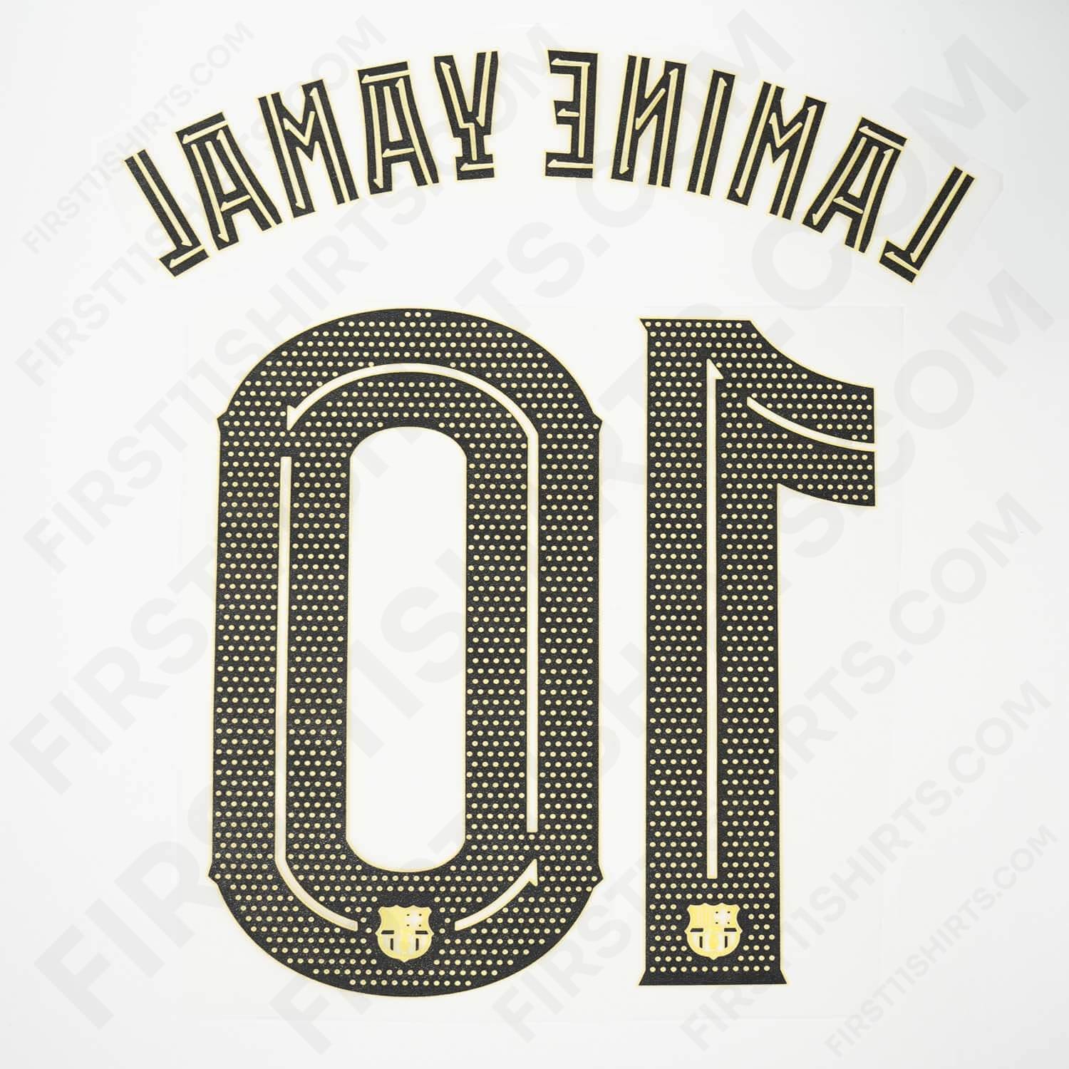 2025/26 FC Barcelona Home Name Set Lamine Yamal 10 Cup Version (Repro)