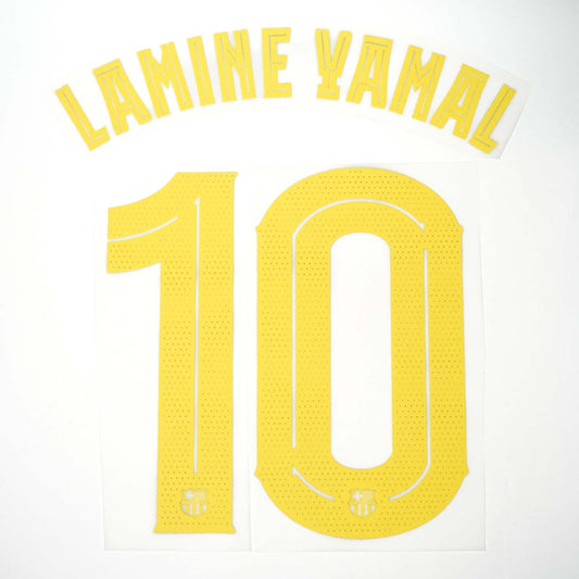 2025/26 FC Barcelona Home Name Set Lamine Yamal 10 Cup Version (Repro)
