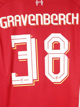 Liverpool Home Shirt 2025/26 Gravenberch 38 (XL)