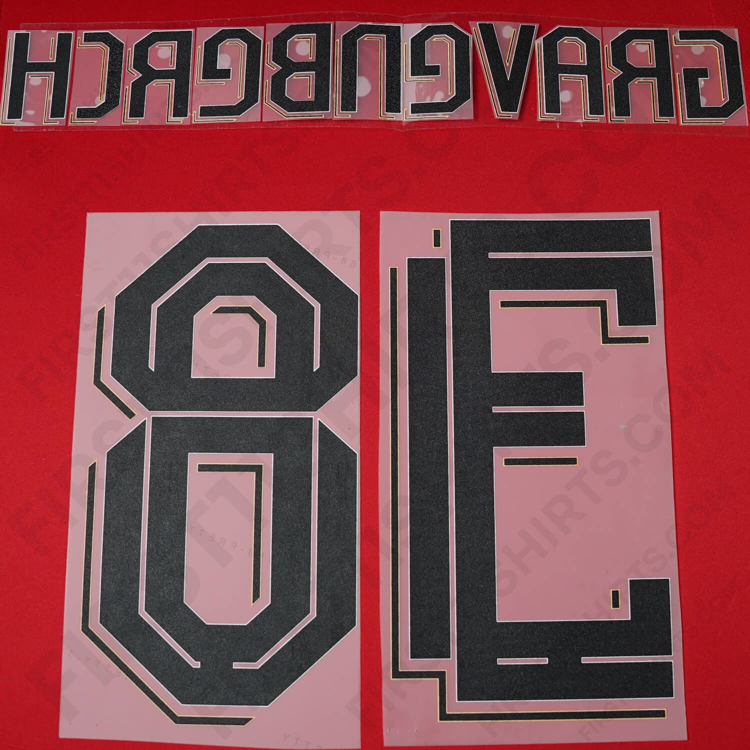 2025/26 Liverpool Home Name Set Gravenberch 38 Cup Version (Repro)