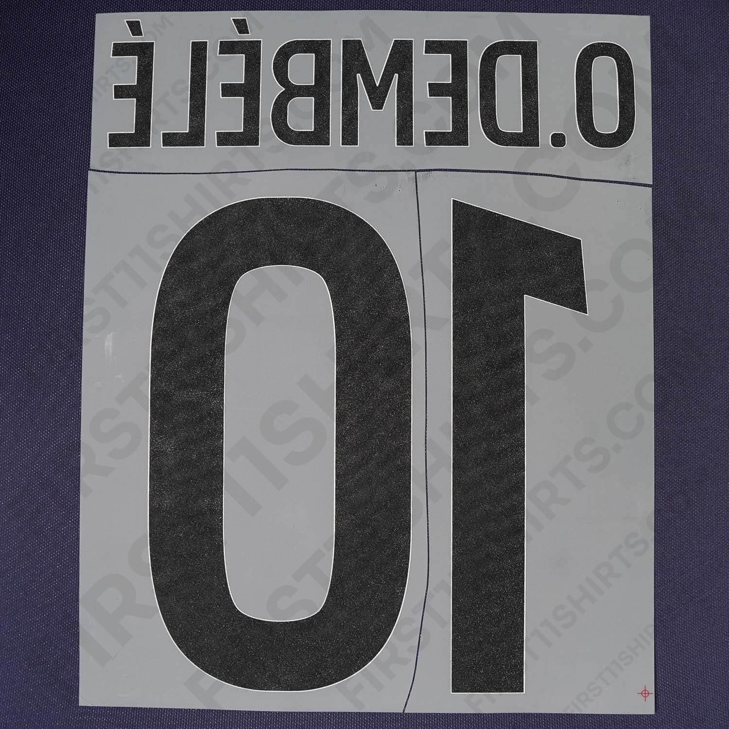 2025/26 PSG O.Dembele #10 Home Name Set (Repro) – First11