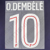 2025/26 PSG Home Name Set O.Dembele #10 (Repro)