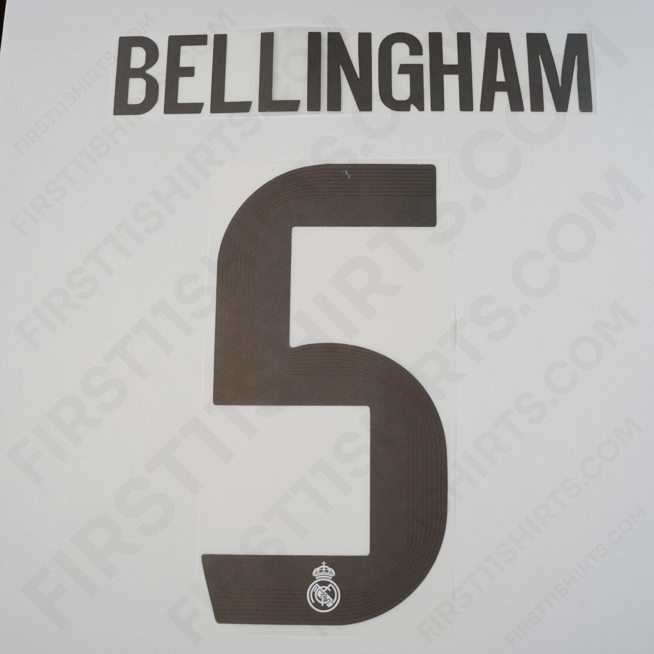 2025/26 Real Madrid Home Name Set Bellingham 5 (Repro)