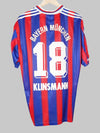 1995/97 Bayern Munich Klinsmann #18 Home Shirt (XL) Adidas