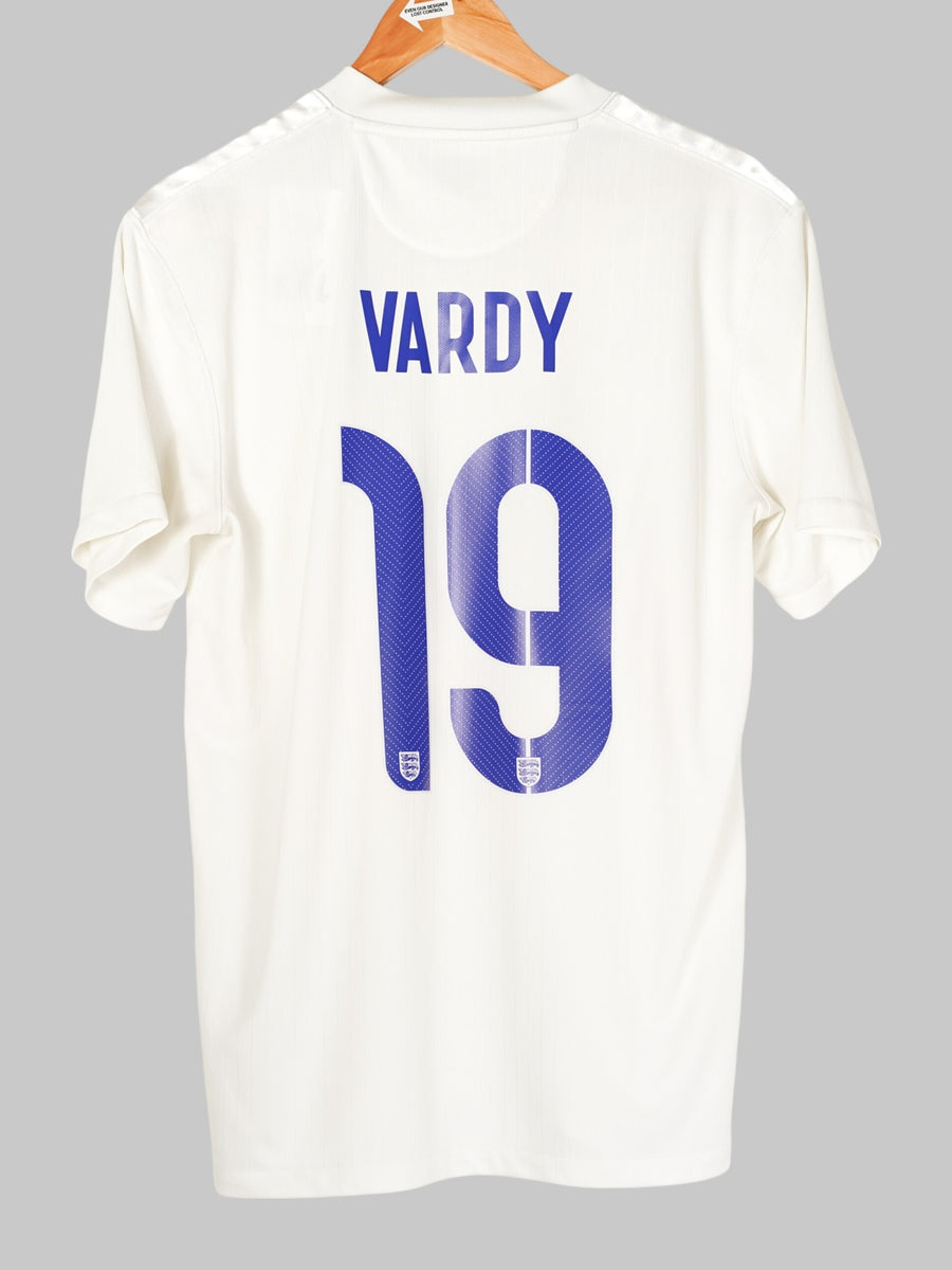 2014/15 England Vardy #19 Home Shirt (M)