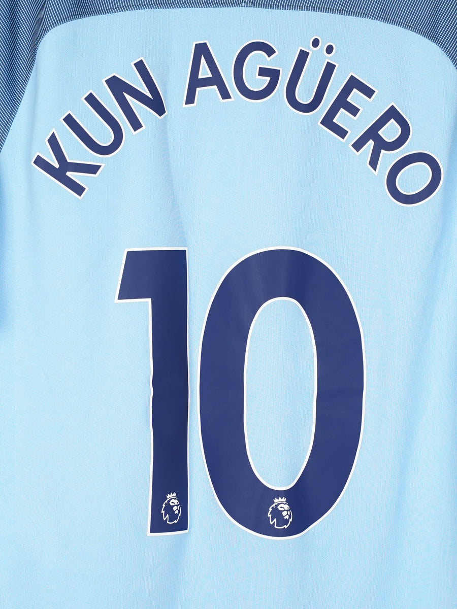 2016/17 Manchester City Kun Agüero #10 Home Shirt (L)