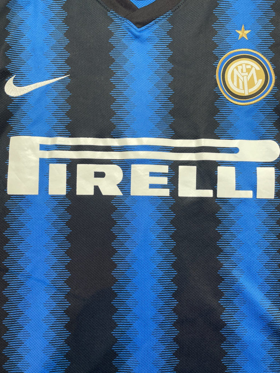 2010/11 Inter Milan Balotelli #45 Home Shirt (XL)