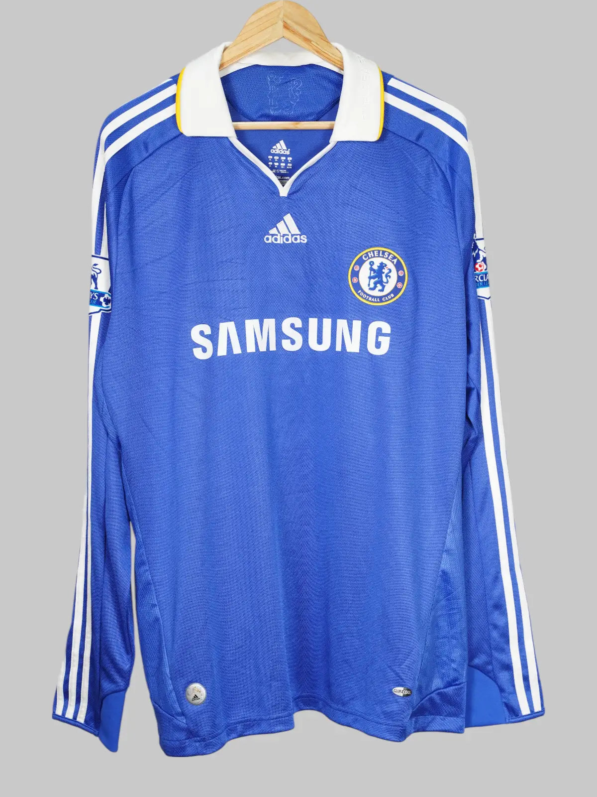 Chelsea Home Shirt 2008/9 L/S Ballack #13 Signed (XL)