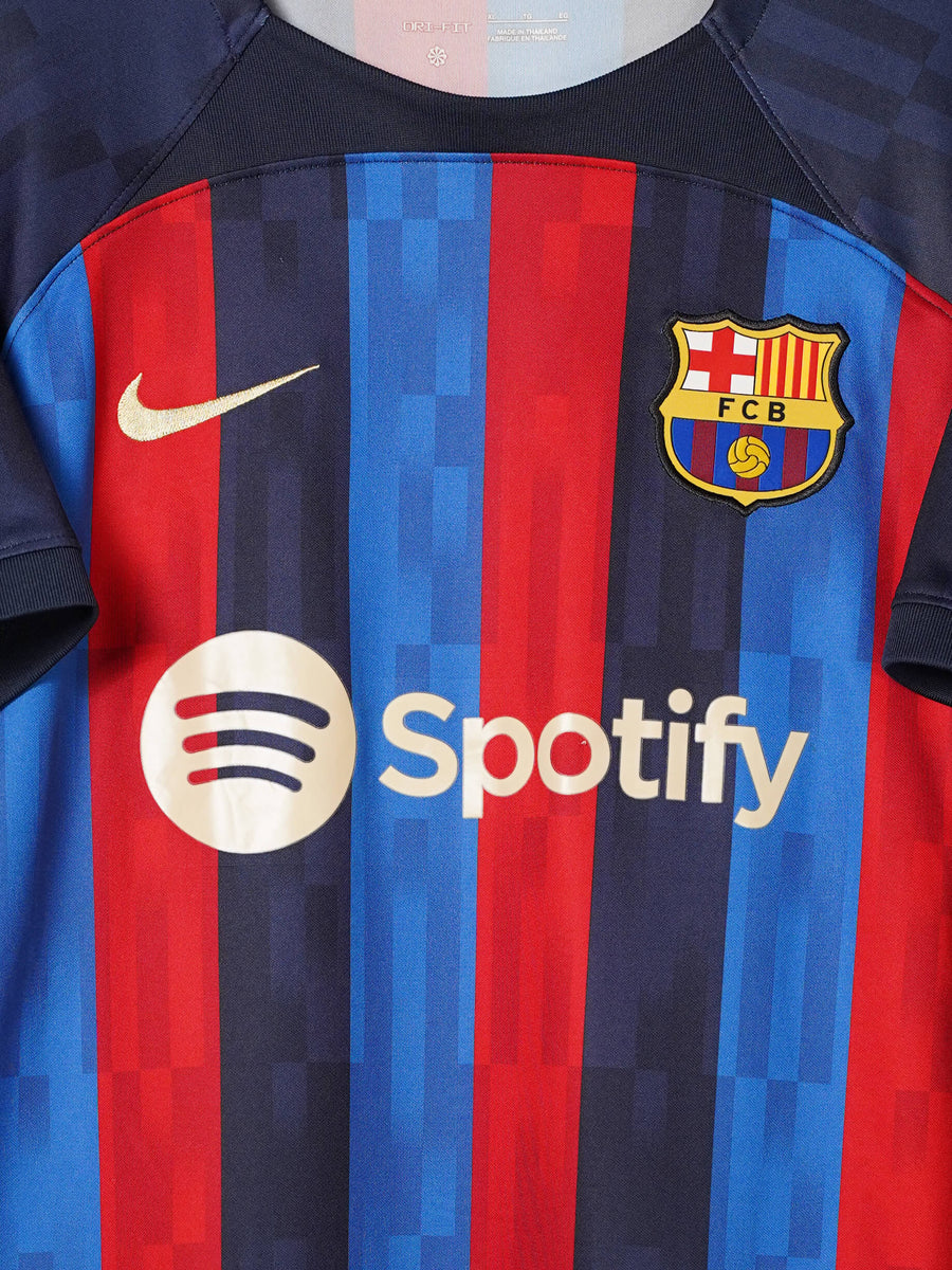2022/23 Barcelona #10 Ansu Fati #10 Home Shirt (XL)