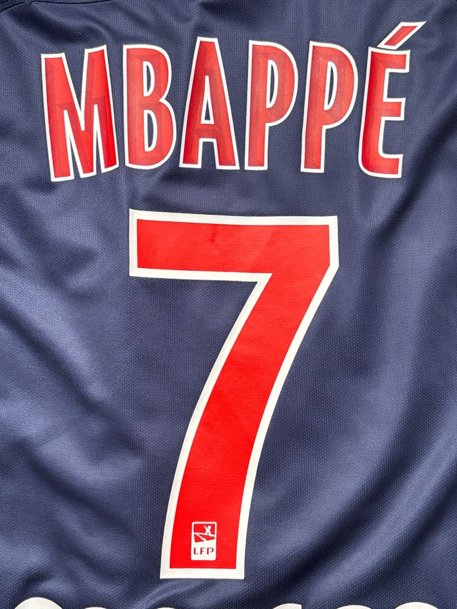 2018/19 Paris Saint-Germain Mbappe #7 Home Shirt (XXL)