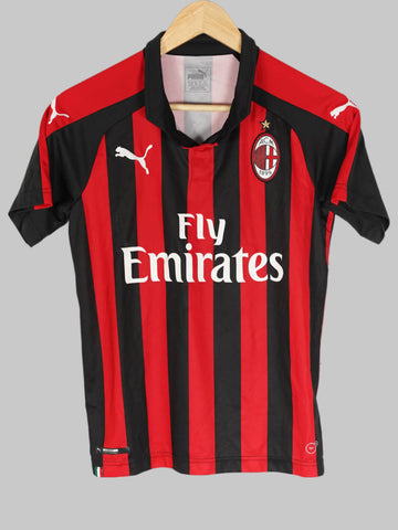 2018/19 AC Milan Home Shirt (L Kids)