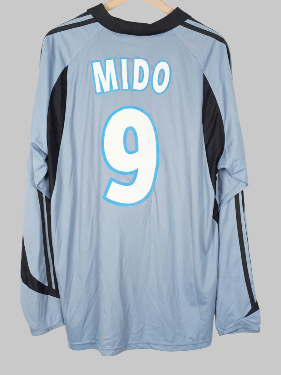 2003/4 Marseille Mido #9 Third Shirt L/S Match Worn/Issued (XL)