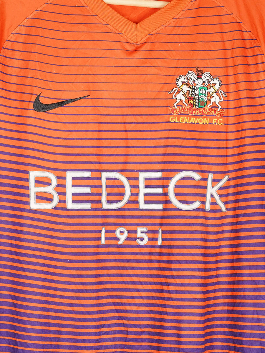2017/18 Glenavon FC Away Shirt (M)