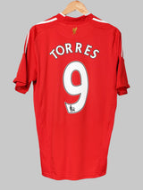 2008/9 Liverpool Torres #9 Home Shirt (M)