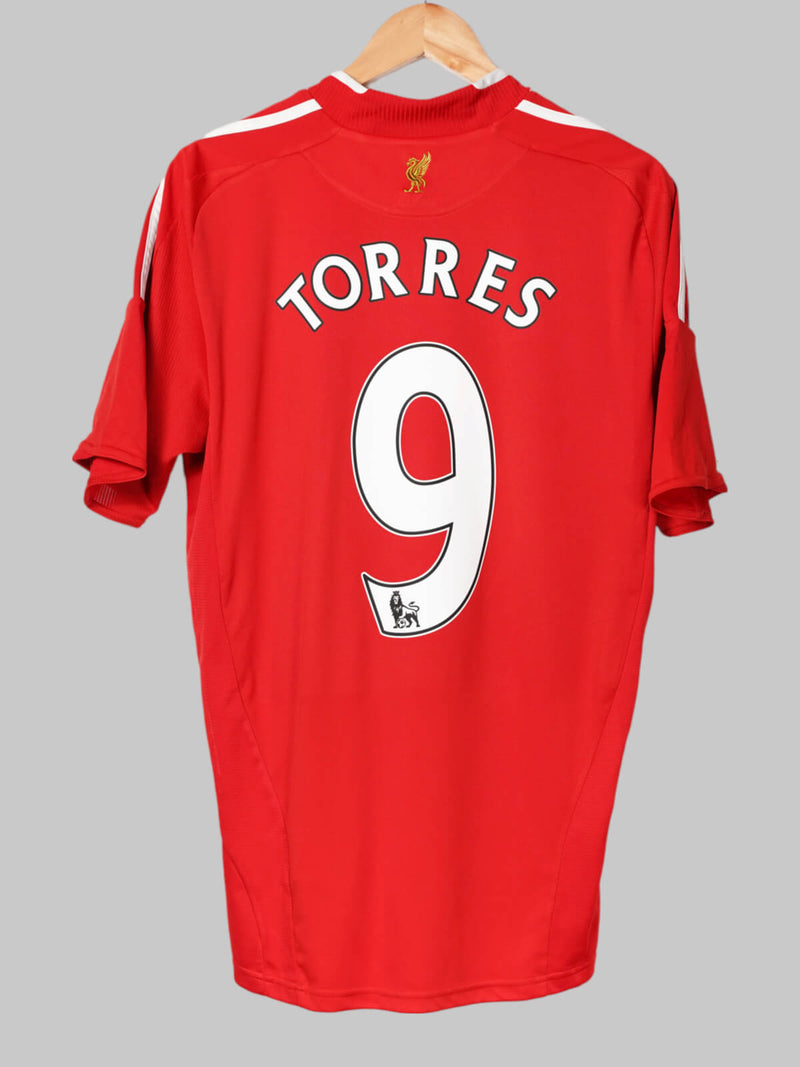 2008/9 Liverpool Torres #9 Home Shirt (M)