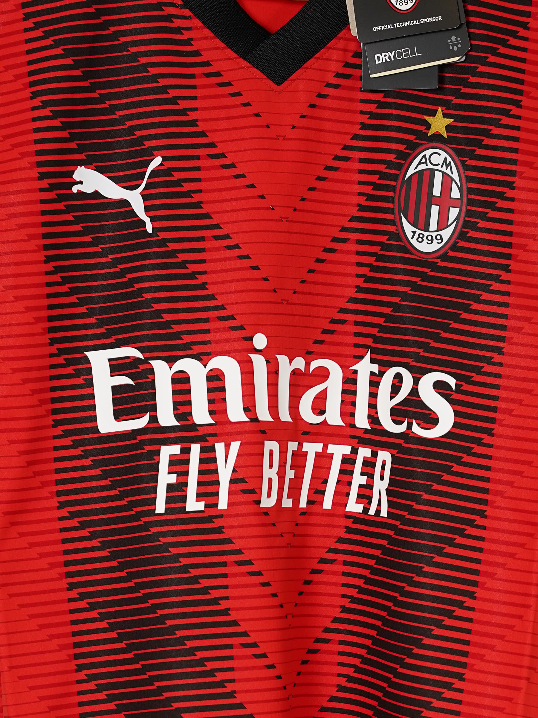 AC Milan Home Shirt Player Issue 2023/24 BNWT Theo #19 (M)