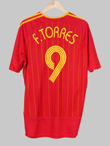 2006/7 Spain F.Torres #9 Home Shirt (L)
