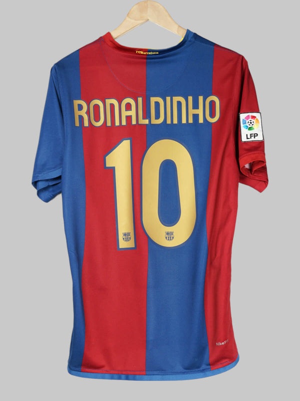 2006/07 Barcelona Ronaldinho #10 Maglia Home (M) Nike